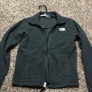 Boys north face fleece zip up